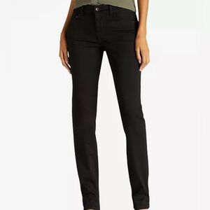 Lee Black Dress Pants Straight-Leg Classic Secretly Shapes size 14
